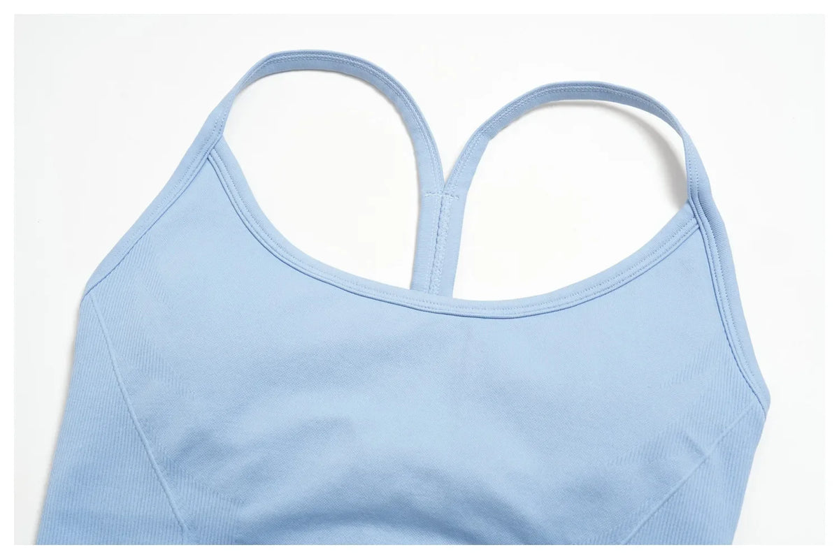 Summer Seamless Yoga Sets Women Outdoor Slimming Sports Tank Top High Waist Hip Lifting Leggings Gym Fitness Suits Tracksuit