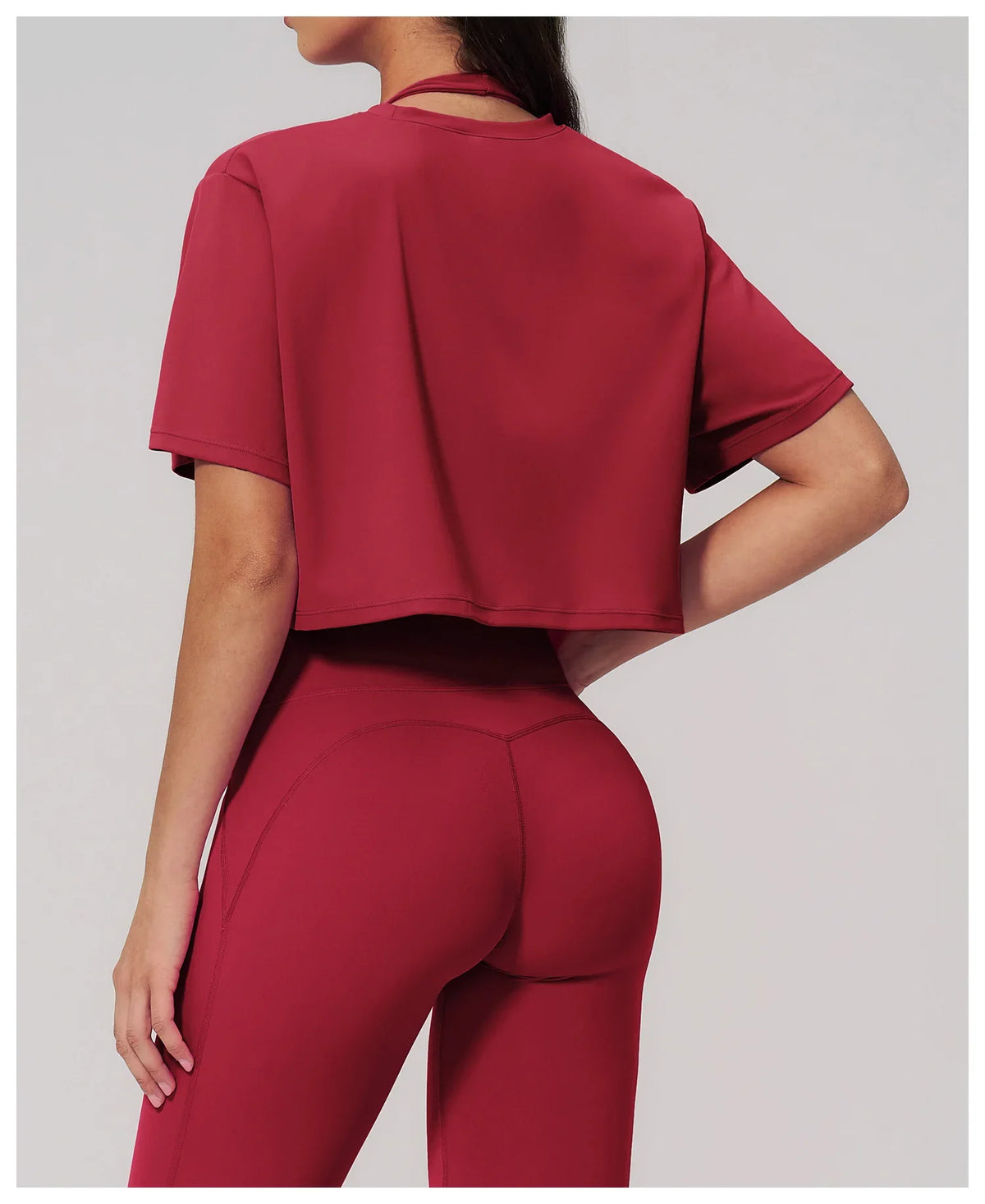 Impact Short Sleeve Yoga T Shirts Women Solid Color O Neck Loose Sports Tops Outwear Gym Running Fitness Workout Suits