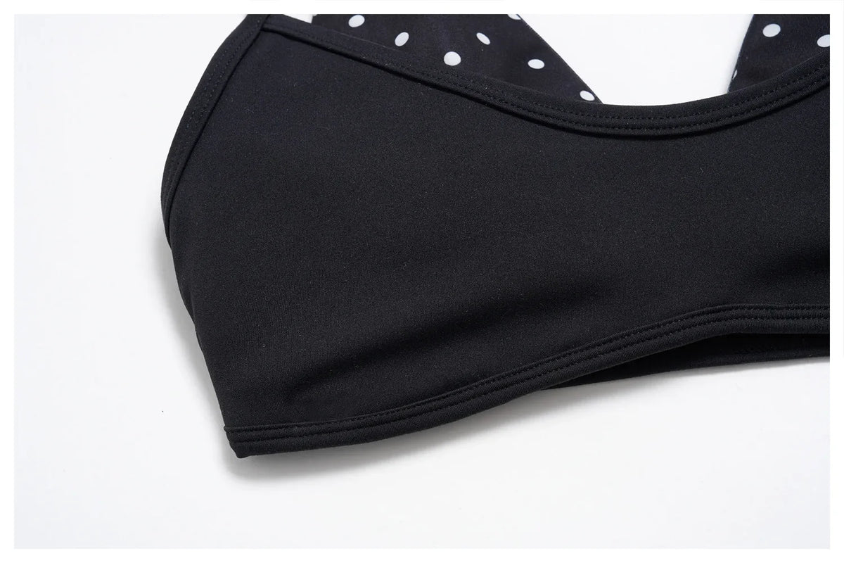 Breathable Striped Patchwork Yoga Clothing Women Fake Two-piece Sports Bra Folding High Waist Shorts Gym Running Fitness Suit