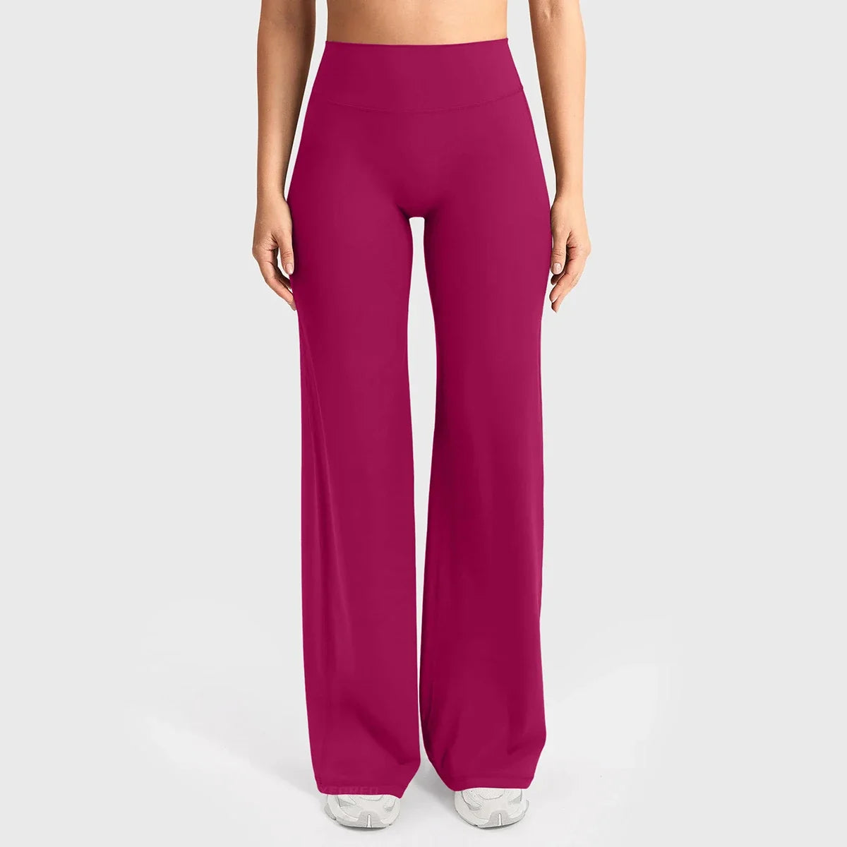 High Waist Pocket Yoga Pants for Women - Stretch Breathable Gym Workout Leisure Tummy Control Tights with Pockets