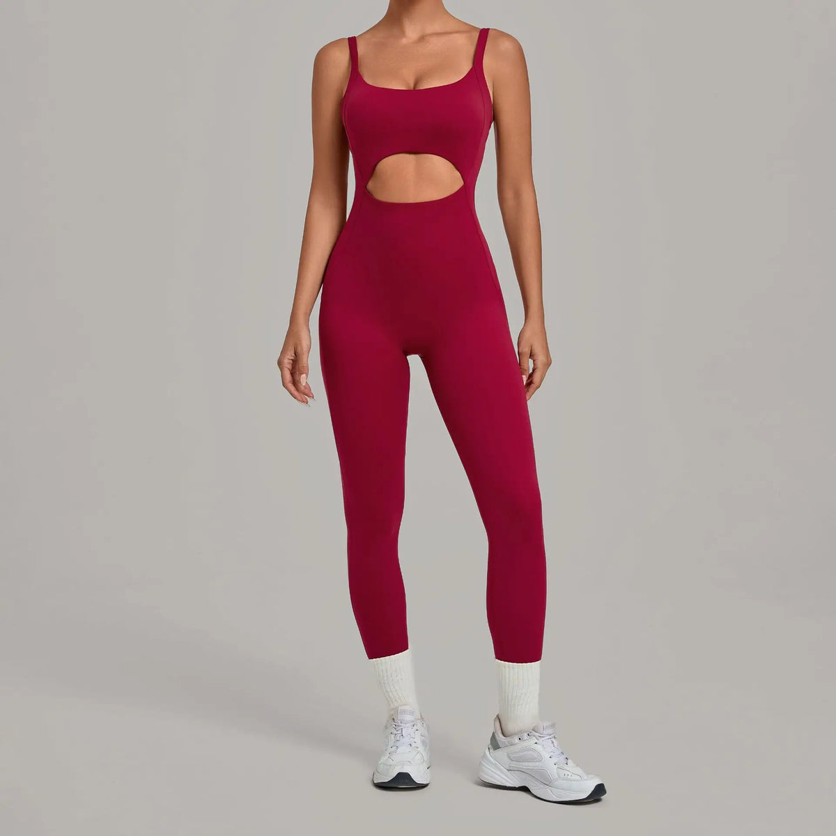 Women's Seamless Yoga Jumpsuits Sports Gym Fitness Backless Sleeveless Hip-lifting Pants One-piece Training Workout Bodysuits