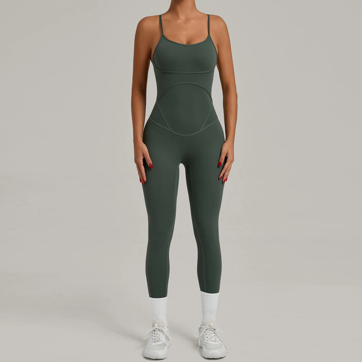 Padded One-Piece Yoga Clothes Sportswear Women's Gym Push Up Workout Clothes Fitness Sports Fitness Wear Yoga Jumpsuit
