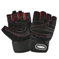 Workout Gloves for Men Women Half Finger Glove with Wrist Wrap for Sport Weight Lifting Training Bicycle Motorcyclist Gym Glove