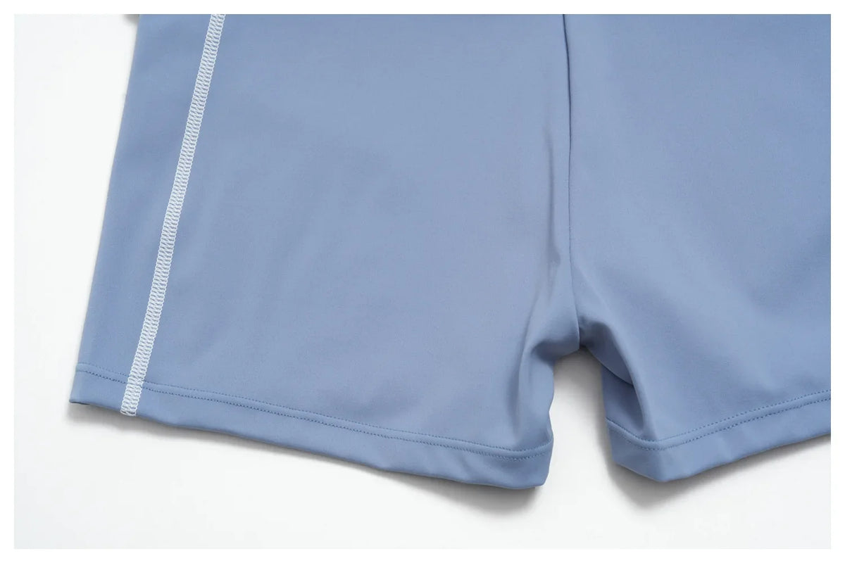2PCS Women Yoga Sets Color Contrast Hanging Neck V Neck Slimming Sports Tank Top Flip High Waist Shorts Gym Running Fitness Suit