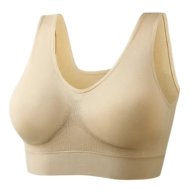 12 Colors S-5XL More Size Sports Bra Women Push Up Seamless Gym Jogging Yoga Fitness Crop Top Female Tops Sport Bras for Women