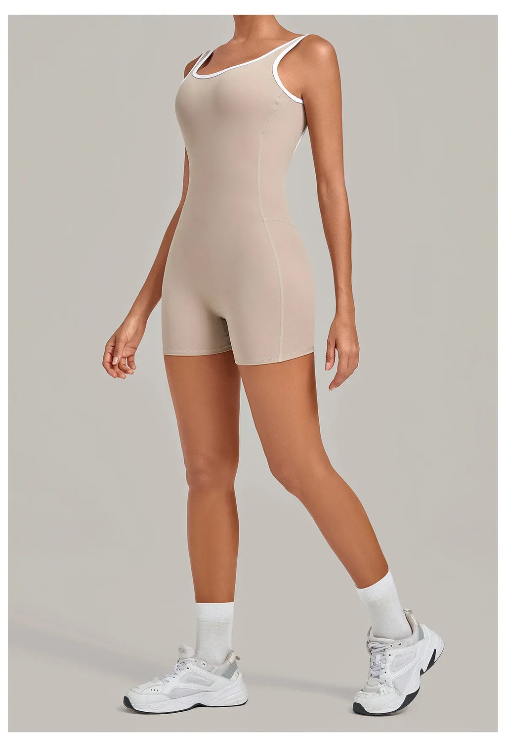 Color Blocking Brushed Yoga Jumpsuit Women Hollow Out Backless Tight Sport One Piece Suit Gym Running Exercise Fitness Bodysuits