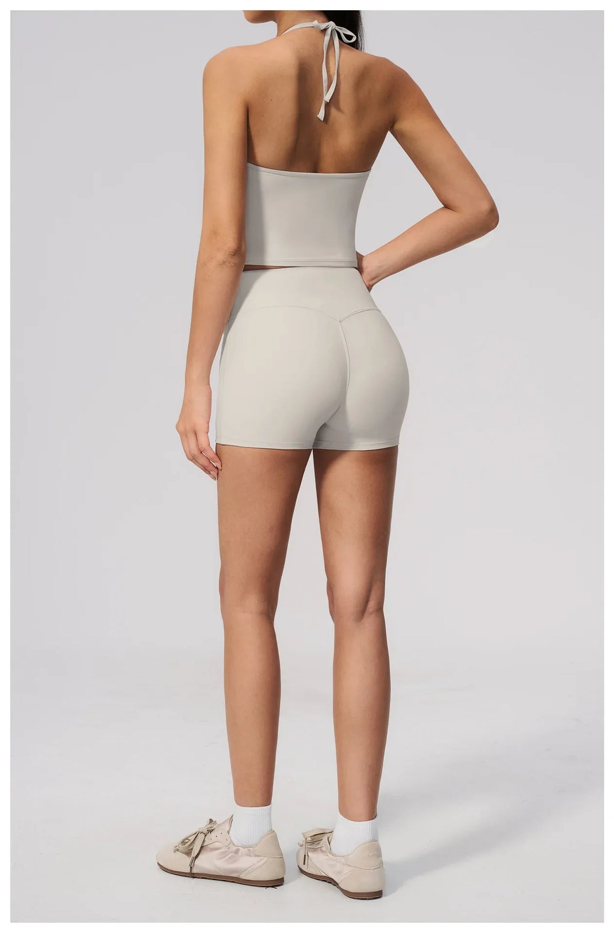 Quick Drying 2 Pcs Yoga Sets Women V Neck Slimming Sports Tank Top High Waist Shorts Fitness Suit Outwear Gym Running Tracksuits