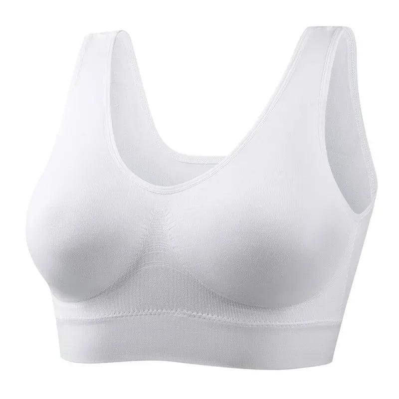 12 Colors S-5XL More Size Sports Bra Women Push Up Seamless Gym Jogging Yoga Fitness Crop Top Female Tops Sport Bras for Women