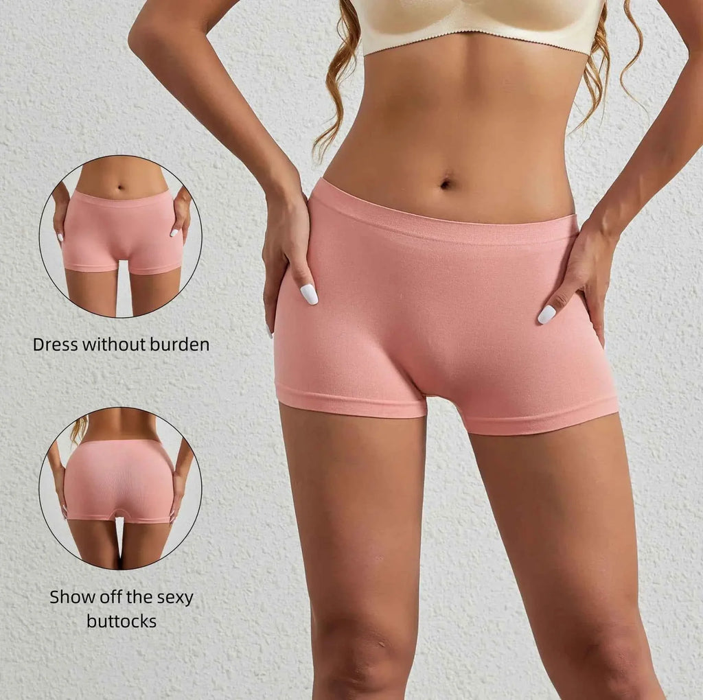 Pantalones Cortos Deportivos Mujer: Compresión Cómoda y Ajustada