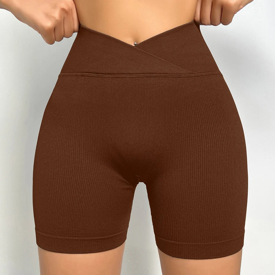 Women Sports Leggings Sportswear Woman Gym Legging Seamless Yoga Shorts w/Tummy Control Women's Shorts Fitness Female Clothing
