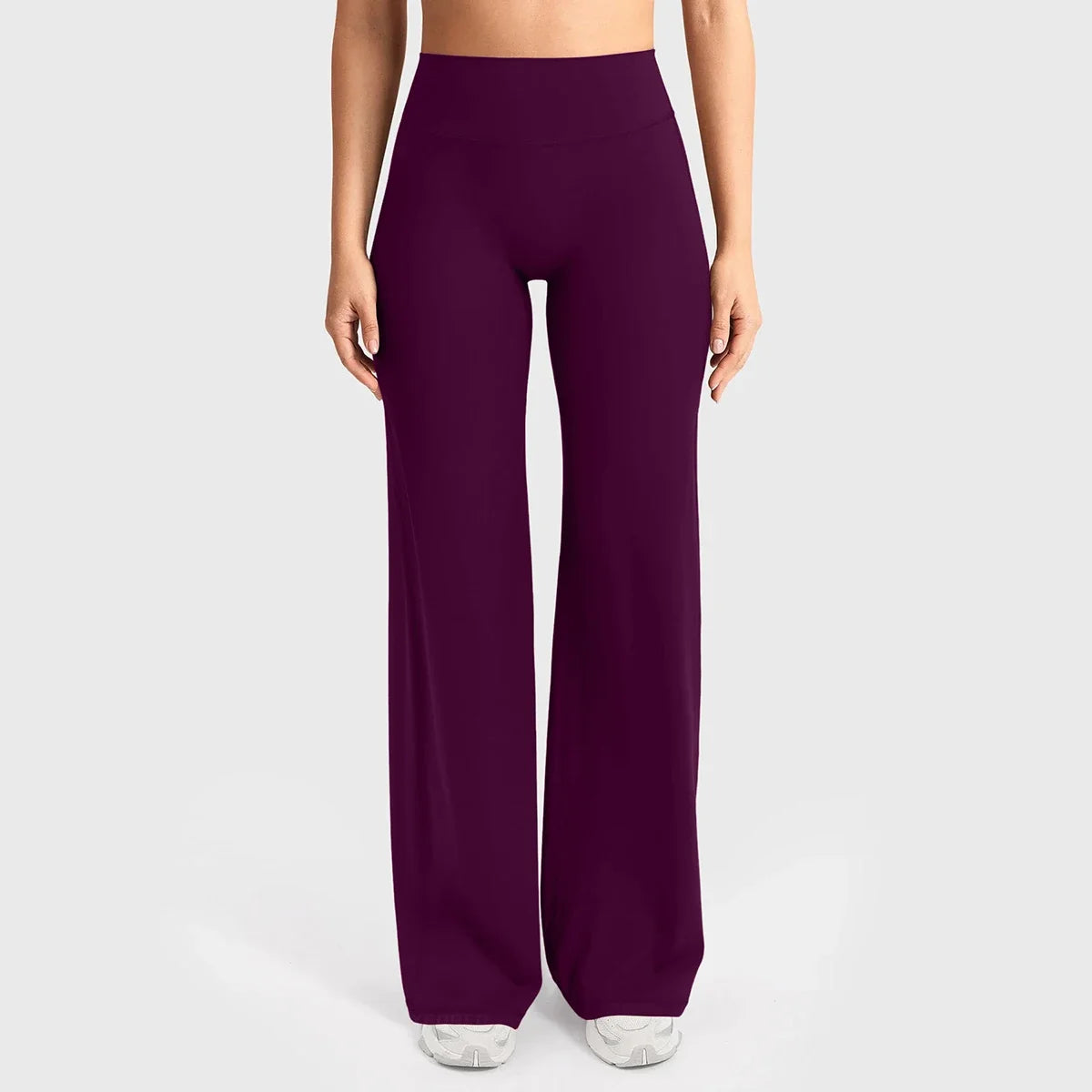 High Waist Pocket Yoga Pants for Women - Stretch Breathable Gym Workout Leisure Tummy Control Tights with Pockets