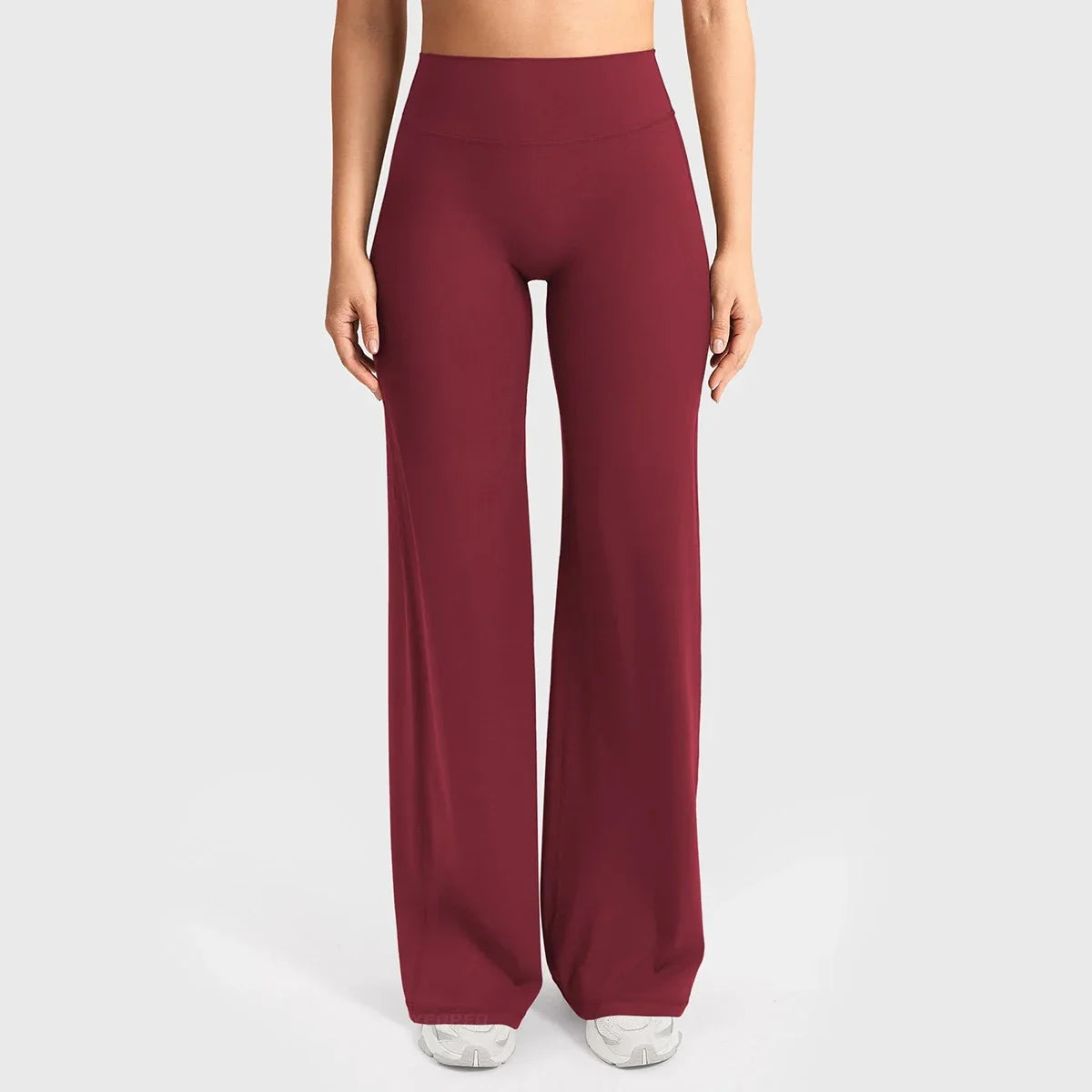 High Waist Pocket Yoga Pants for Women - Stretch Breathable Gym Workout Leisure Tummy Control Tights with Pockets