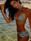 Conjunto de Bikini Halter para Mujer con Pantalones Corto...