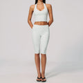 Conjunto de 2 piezas de pantalones capri de yoga para muj...